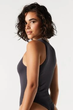 Seamless Ribbed Bodysuit -Mini Aura Shop 079040712325 02 3