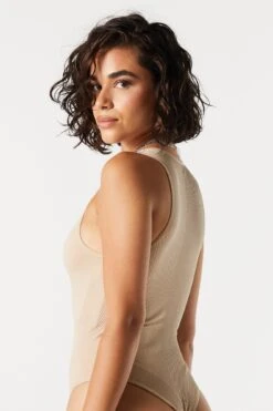 Seamless Ribbed Bodysuit -Mini Aura Shop 079040712325 24 3