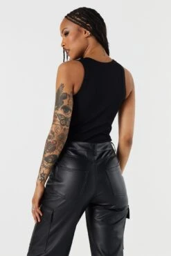 Seamless Ribbed Crewneck Bodysuit 28 Seamless Ribbed Crewneck Bodysuit -Mini Aura Shop 079048029274 01 1