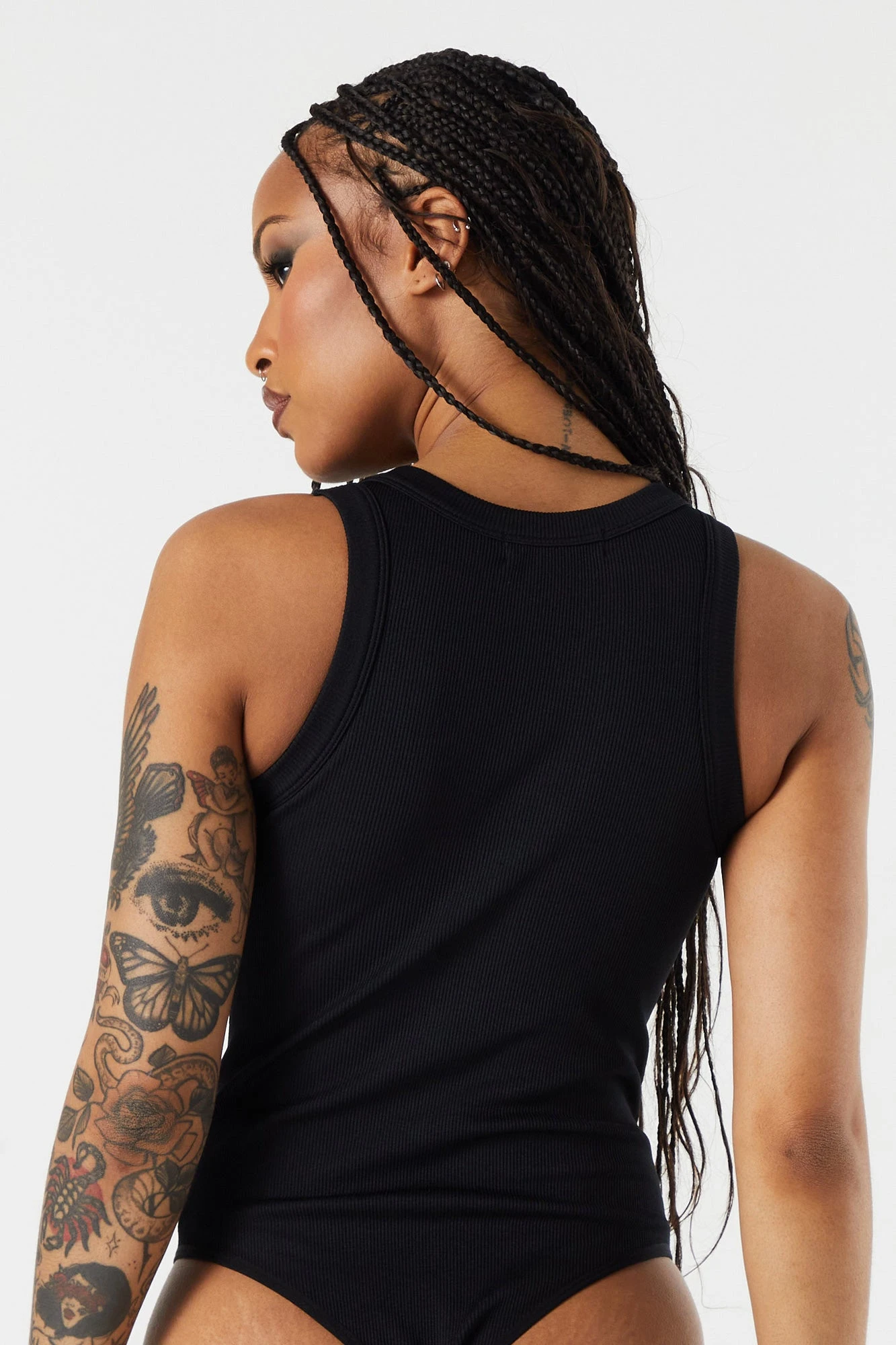 Seamless Ribbed Crewneck Bodysuit 11 Seamless Ribbed Crewneck Bodysuit - Image 9