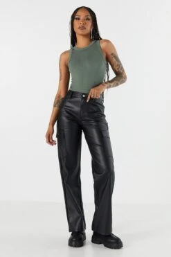 Seamless Ribbed Crewneck Bodysuit 41 Seamless Ribbed Crewneck Bodysuit -Mini Aura Shop 079048029274 31 4