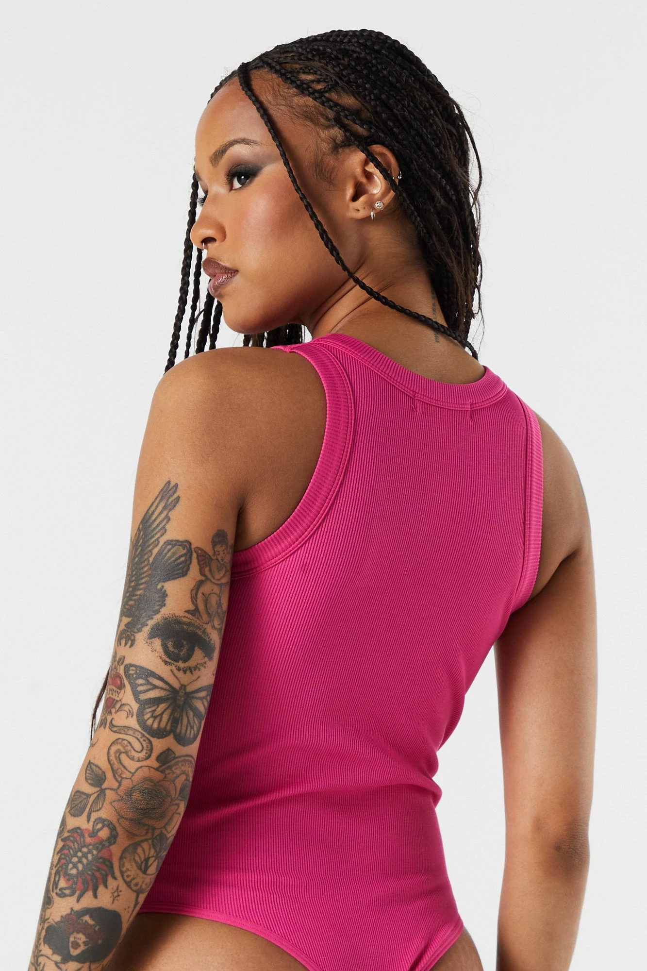 Seamless Ribbed Crewneck Bodysuit 6 Seamless Ribbed Crewneck Bodysuit - Image 4