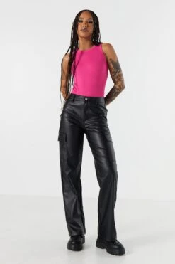 Seamless Ribbed Crewneck Bodysuit 26 Seamless Ribbed Crewneck Bodysuit -Mini Aura Shop 079048029274 66 4